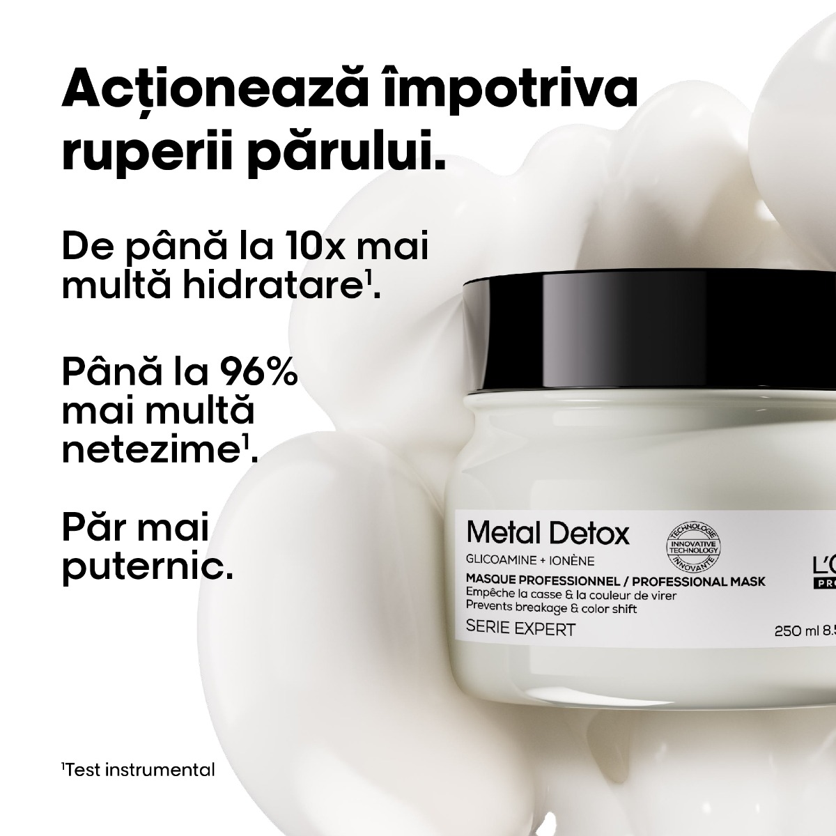 Masca de par L'Oreal Professionnel Serie Expert Metal Detox 250ml