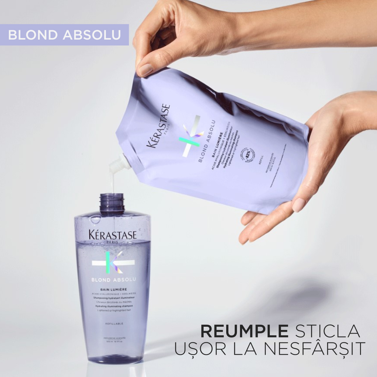 Sampon reincarcabil Kerastase Blond Absolu Bain Lumiere 500ml