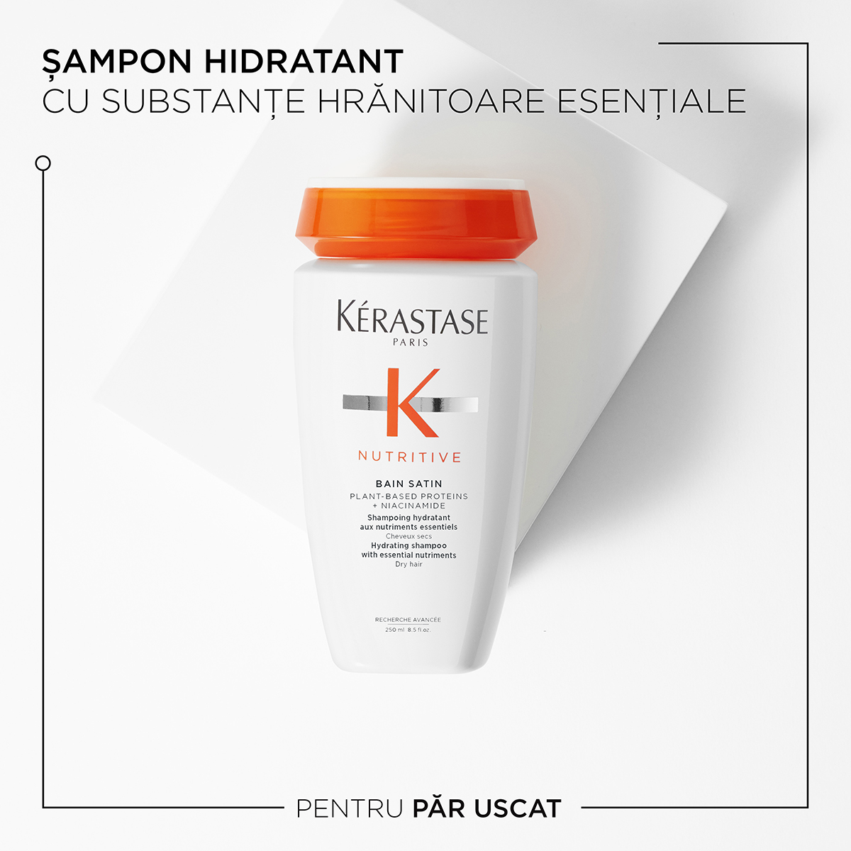 Sampon Kerastase Nutritive Bain Satin hidratant pentru par uscat 250ml