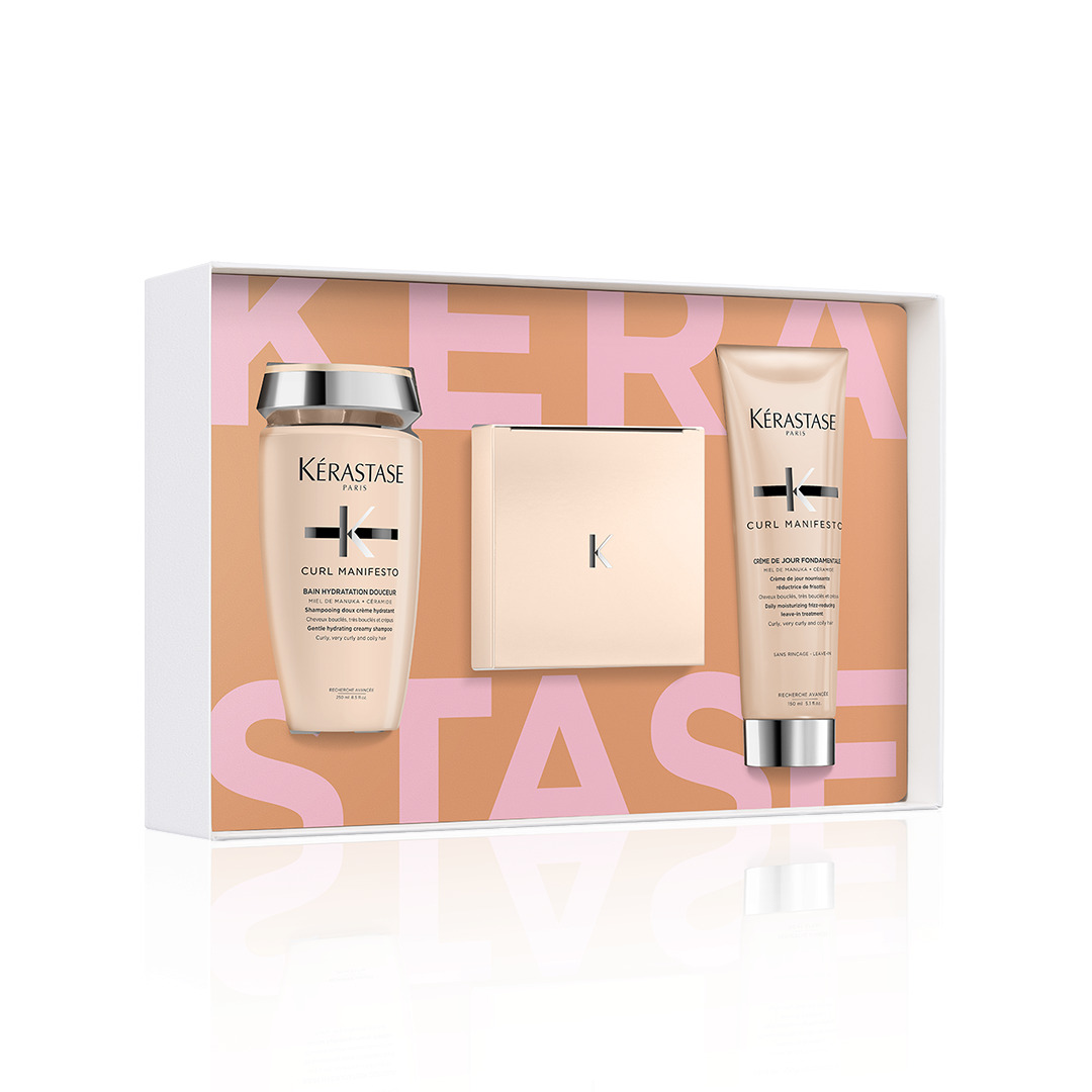 Set Kerastase Curl Manifesto pentru par cret si ondulat 250ml+
