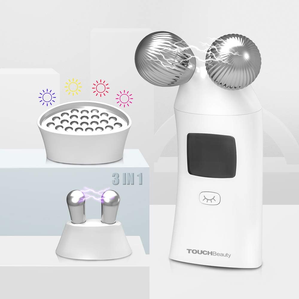 Aparat cu microcurent anti-aging TOUCHBeauty 3 In 1 Facial Beauty