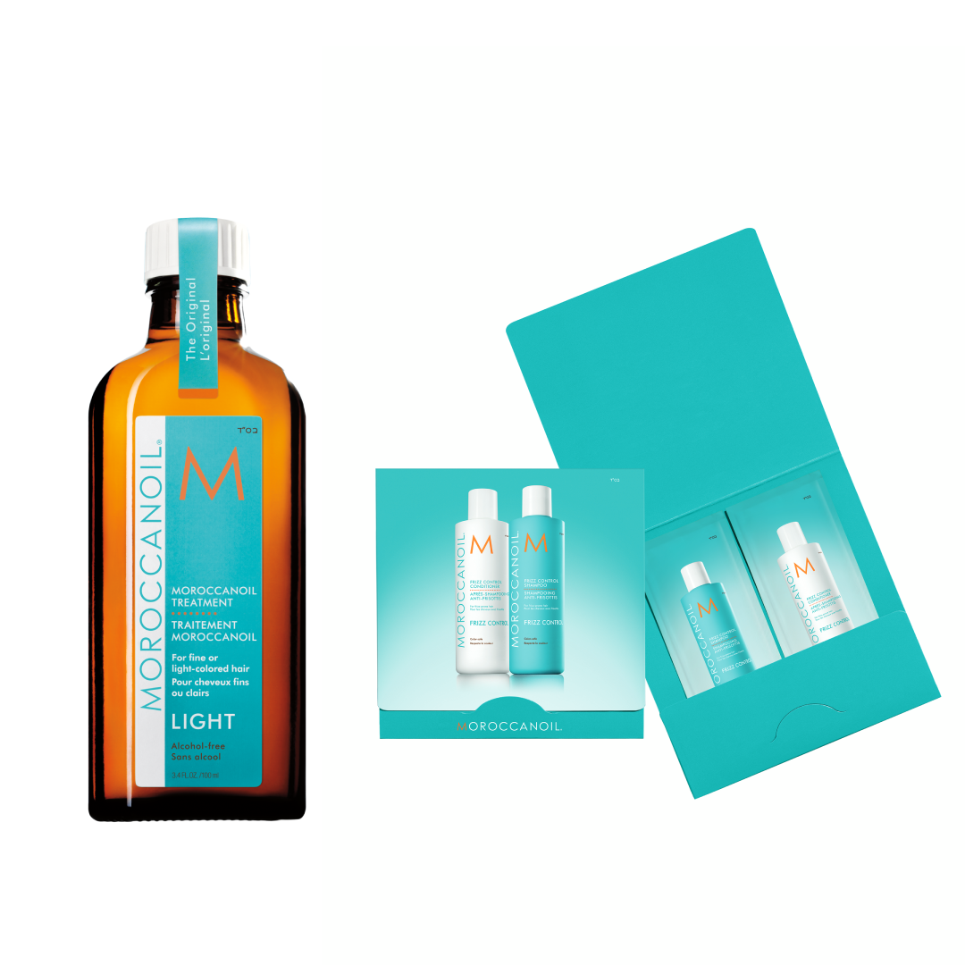 Set de par Moroccanoil Light 100ml+2x10ml