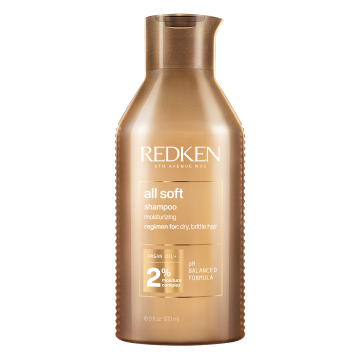 Redken All Soft Argan Oil Shampoo For Dry Damaged Hair 300ml