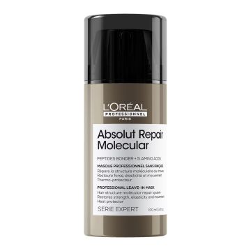 Крем за Коса без Отмиване за Топлинна Защита L’Oreal Professionnel Serie Expert Absolut Repair Molecular 100мл
