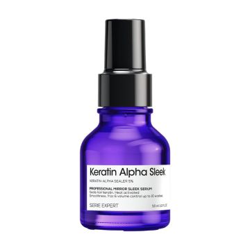 L’Oréal Professionnel Serie Expert Keratin Alpha Sleek Simító és szöszösödés elleni hajápoló krém 50ml