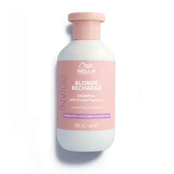 Sampon Wella Professionals Invigo Blonde Recharge, pentru neutralizarea tonurilor de galben, 250ml Xpert Beauty
