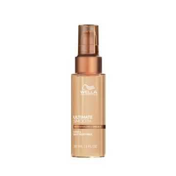 Wella Professionals Ultimate Smooth 24/7 Silky Milk Öblítésmentes, hővédő hajtej 30ml