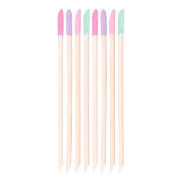 Пръчици за Кожички с Кристализиран Връх Brushworks 8 бр