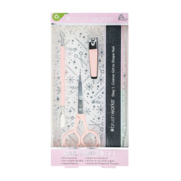 Set Brushworks pentru unghii Xpert Beauty