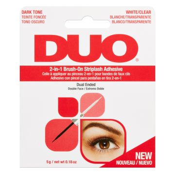 Adeziv Gene False DUO 2in1 Dark&Clear 5g