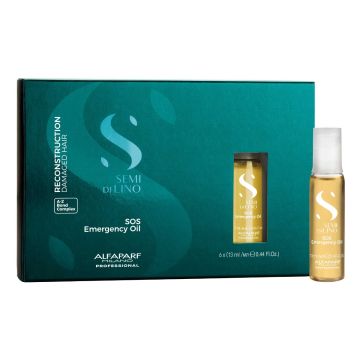Alfaparf Milano Semi Di Lino SOS Emergency javító hajolaj 6x13ml