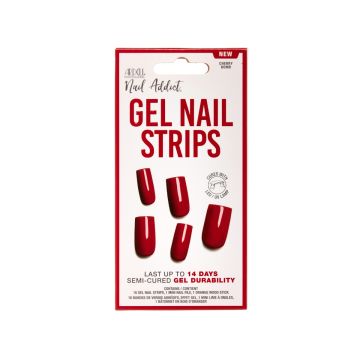 Unghii false Autoadezive cu gel Ardell Cherry Bomb Xpert Beauty