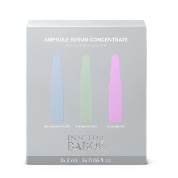 Fiole revitalizare ten Doctor Babor Hydration 10D Acid Hialuronic-Peptide-B3 3x2ml