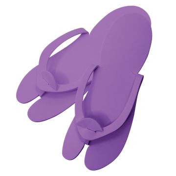Papuci pedichiura Bournas Medicals Soft Care Eva Pedicure flip flops Purple mov 12set. Xpert Beauty