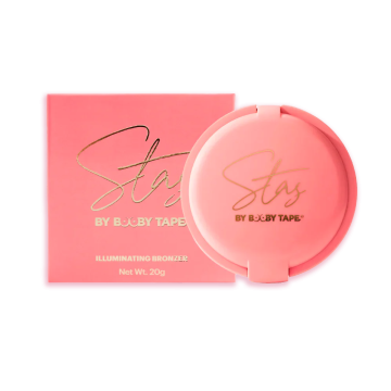 Pudra bronzanta Booby Tape pentru corp, cu efect iluminator, Cinnamon, 20g Xpert Beauty