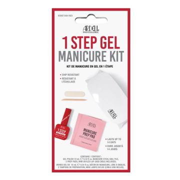 Kit manichiura Ardell 1 Step Gel Venetian Red Xpert Beauty