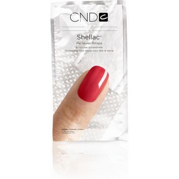 Folie aluminiu CND Shellac Remover Wraps Foil 10buc.