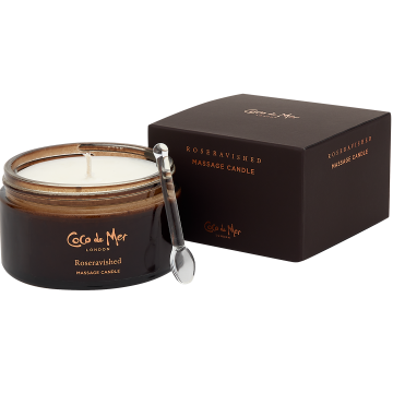 Парфюмирана свещ за масаж Coco de Mer Roseravished 200гр