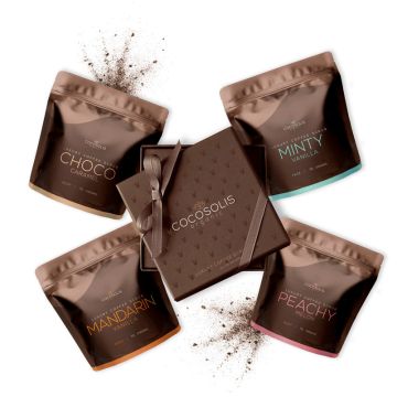 Cocosolis Luxury Coffee Scrub Készlet, 4x70g