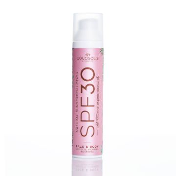 Lotiune de corp Cocosolis Natural Sunscreen cu protectie solara SPF30 100ml XpertBeauty