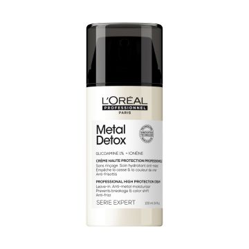 Crema de par L’Oreal Professionnel Serie Expert Metal Detox cu protectie termica si UV 100ml