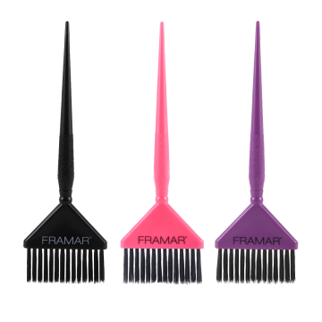 Set pensule Framar Big Daddy, pentru aplicarea vopselei de par, 3buc. Xpert Beauty