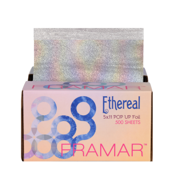 Set folii aluminiu Framar Ethereal, pretaiate embosate pentru suvite, 500buc. Xpert Beauty
