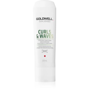 Balsam de par Goldwell Dualsenses Curls&amp;Waves, hidratant, pentru par cret si ondulat 200ml