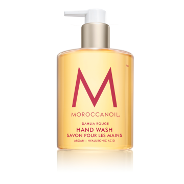 Sapun lichid de maini Moroccanoil 360ml cu parfum Dahlia Rouge