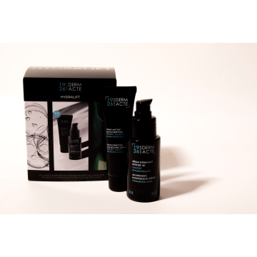 Set de fata Academie Dermacte Hydralift Coffret, hidratant cu efect de lifting, 2x30ml