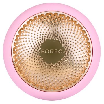 Foreo UFO Pearl Pink szónikus készülék az arcmaszk hatásának felgyorsítására