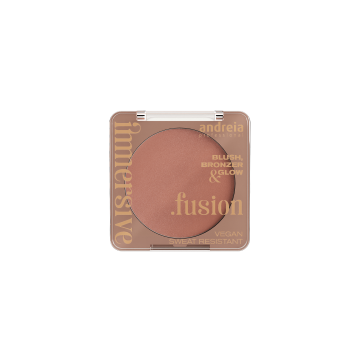 Fard de obraz Andreia Makeup, pentru contur, Fusion Glow 01 Pink, 4g