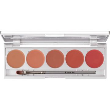Paleta rujuri Kryolan Lip Rouge 5 nuante Nude 10g