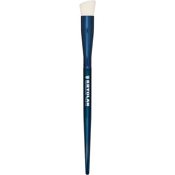Pensula multifunctionala Kryolan Blue Master Domed Skin Brush pentru baza de machiaj