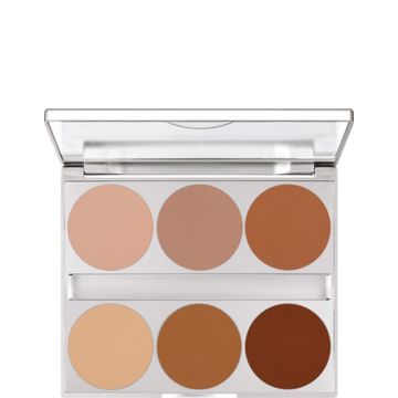 Powder Kryolan Dual Finish Palette 6 culori Modelling 10g