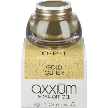 Opi Axxium Sculpting Gel gold glitter 6g
