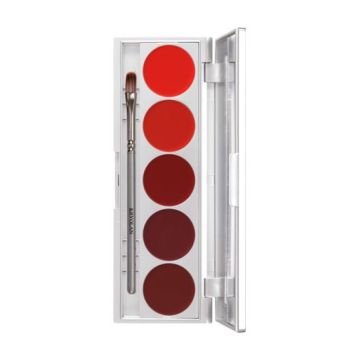 Lipstick Palette Kryolan lip Rouge 5 colours D