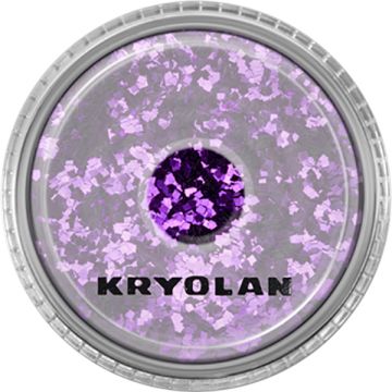 Glitter Kryolan Polyester Glimmer particule 25/90 Purple 4g