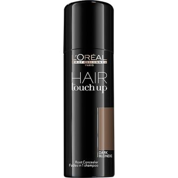 Spray corector profesional pentru acoperirea firelor albe de par L'Oreal Professionnel Hair Touch Up Dark Blonde 75 ml