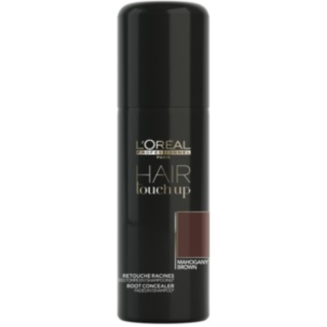 Spray corector profesional pentru acoperirea firelor albe de par L'Oréal Professionnel Hair Touch Up Mahogany Brown, 75 ml