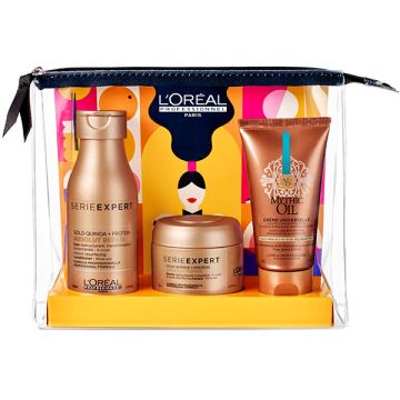 Комплект L'Oreal Professionnel Серия Expert Absolut Repair&Mythic Oil Шампоан 100мл+Maска 75мл+Крем Mythic Oil 50мл