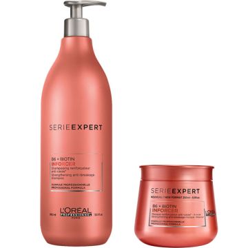 L'Oreal Professionnel Hair Care Set Expert Series Inforcer Shampoo 980ml + Mask 250ml