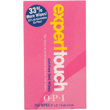 Разтворими кърпички OPI Expert Touch 200бр.