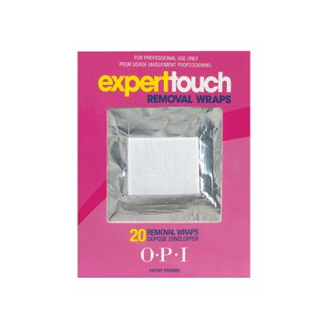 Opi Nail Lacquer Removal Wraps 20pcs 1pack