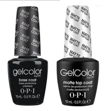 Opi Gelcolor Top Coat&Top Coat Matte Kit 2x15ml