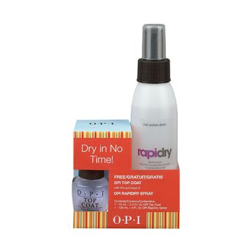 Opi Dry In No Time-Rapid Dry 120ml & Top Coat 15ml