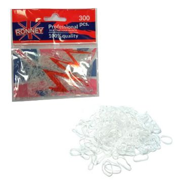Transparent hair bands set Ronney 300pcs
