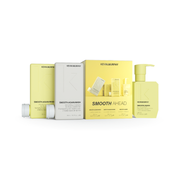 Set de par Kevin Murphy Smooth Ahead, pentru netezire si control frizz, 2x250ml+200ml XpertBeauty