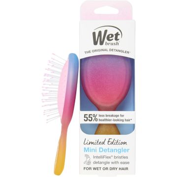 Wet Brush Mini Original Electric Sky Hajbontó kefe, Rózsaszín