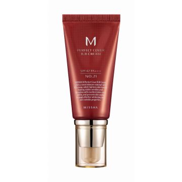 BB Крем Missha M Perfect Cover 50мл No.21 Light Beige SPF42/PA+++